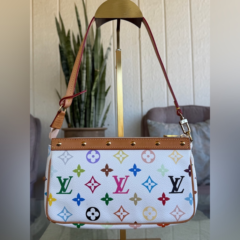 SOLD🔥Like New Louis Vuitton Multicolor Monogram Pochette Accessories🔥(shared) - Picture 3 of 14